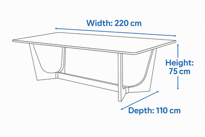 Morgans Beige Marble Dining Table 8 - Al Rugaib Furniture