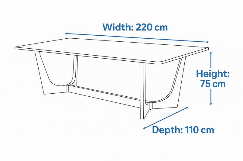 Morgans Beige Marble Dining Table 8 - Al Rugaib Furniture