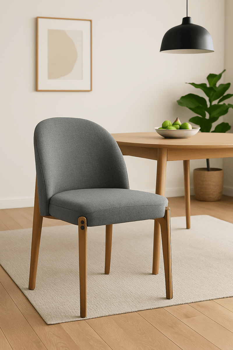 Morgans Dark Gray Dining Chair - Al Rugaib Furniture