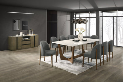 Morgans White Marble Dining Table 8 - Al Rugaib Furniture