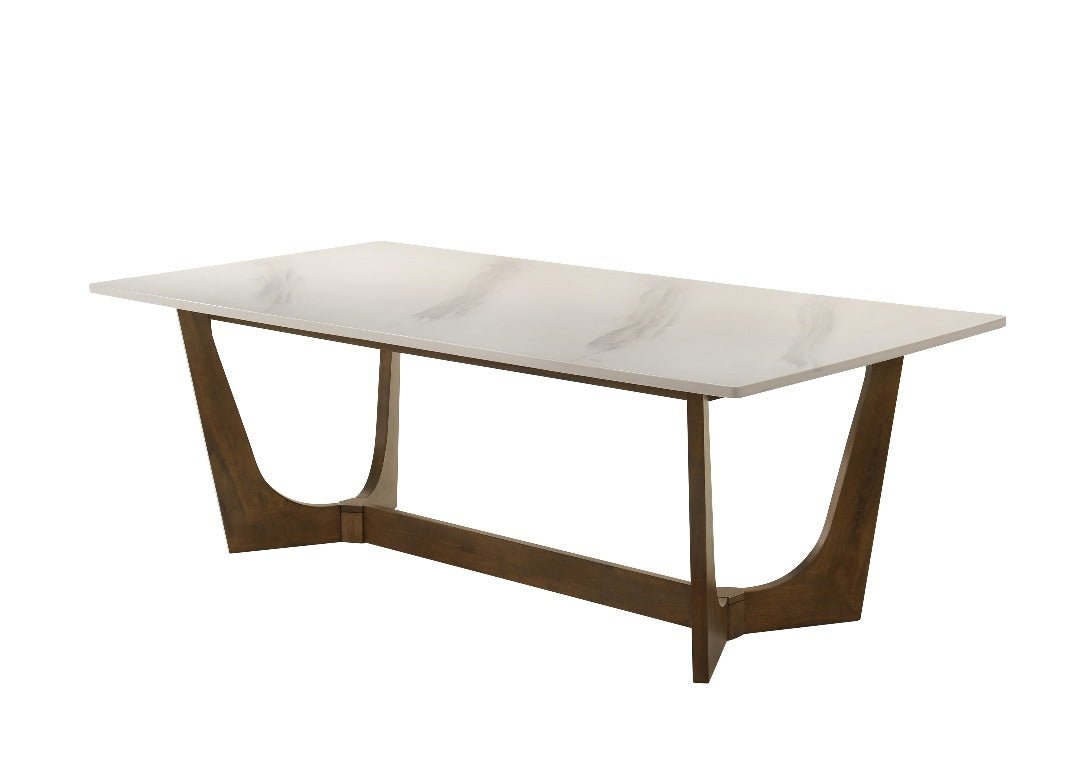 Morgans White Marble Dining Table 8 Dining Tables| Roots Furniture