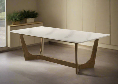 Morgans White Marble Dining Table 8 - Al Rugaib Furniture