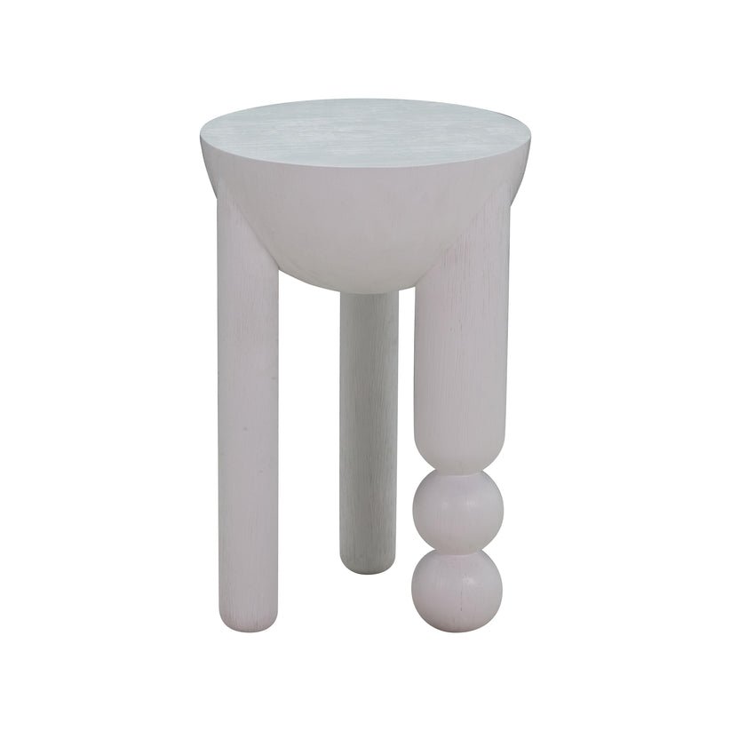 "Morse White Wooden Accent Table " Accent & End Tables| TOV