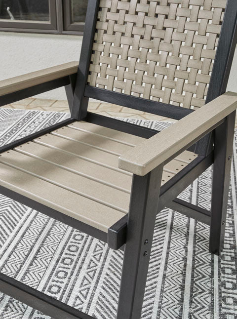 Mount Valley Arm Chair (set Of 2) Outdoor Chairs| Ashley Homestore