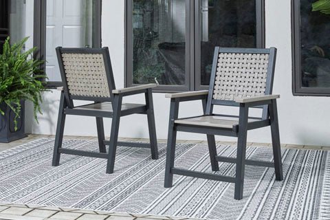 Mount Valley Arm Chair (set Of 2) Outdoor Chairs| Ashley Homestore