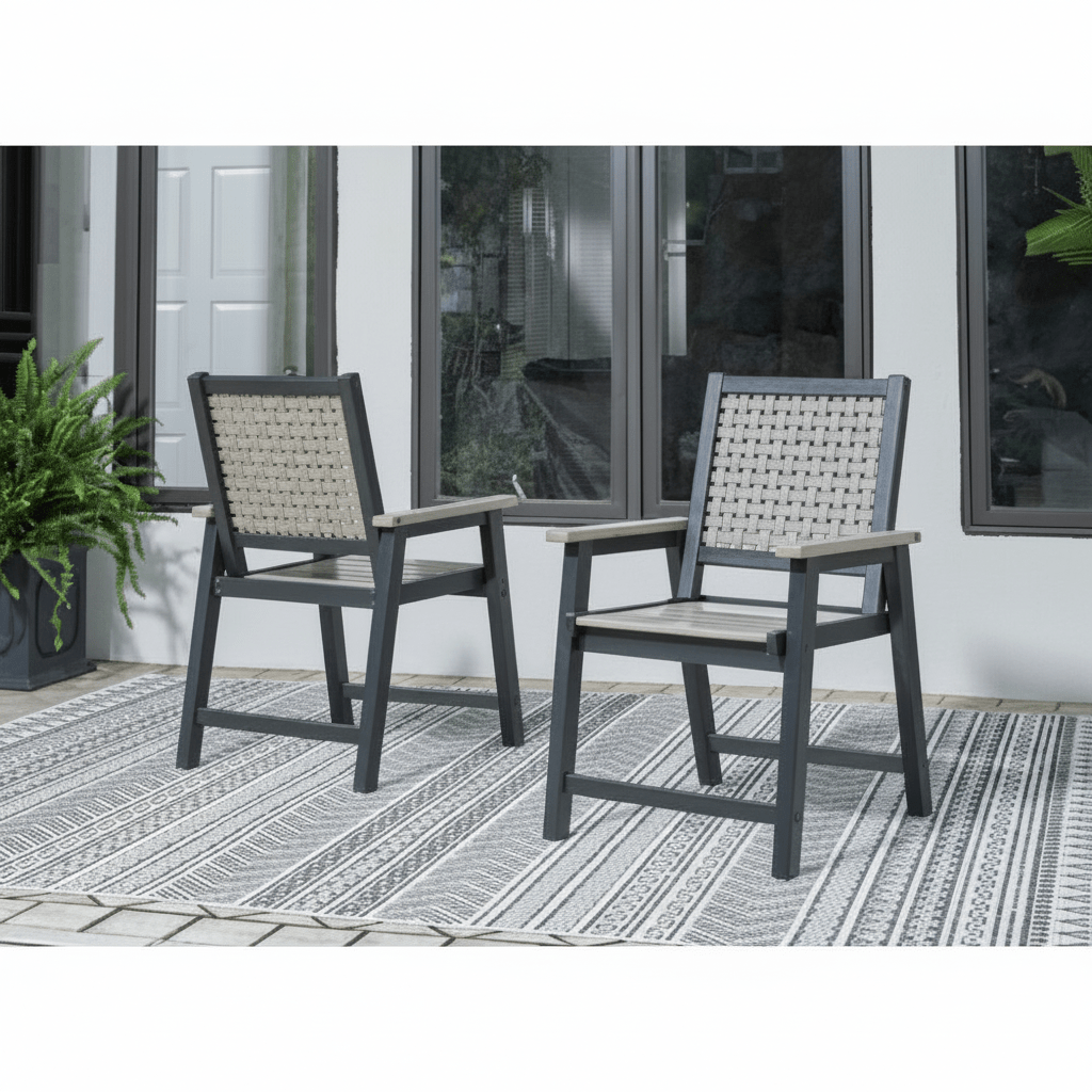 Mount Valley Arm Chair (set Of 2) Outdoor Chairs| Ashley Homestore