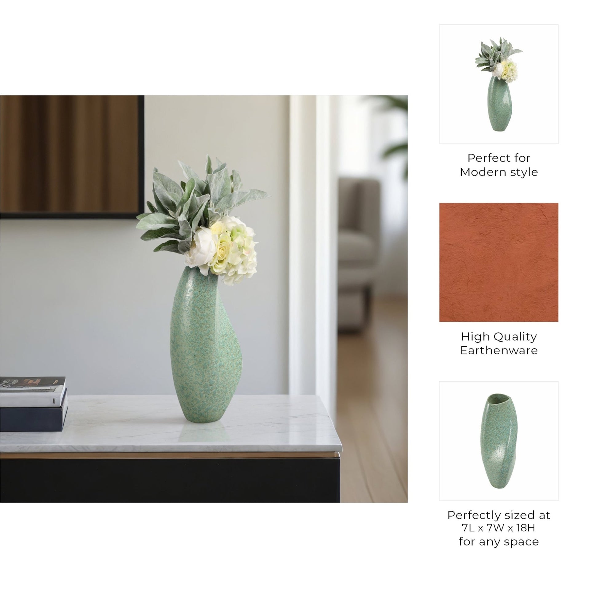 Moura Portugal Vase Vases and Jars| Sagebrook Home