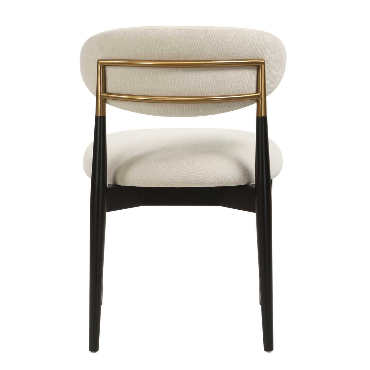 Moxie Black Armless Dining Chair S/2 Dining Chairs| Uttermost
