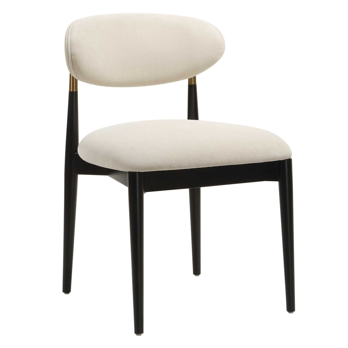 Moxie Black Armless Dining Chair S/2 Dining Chairs| Uttermost