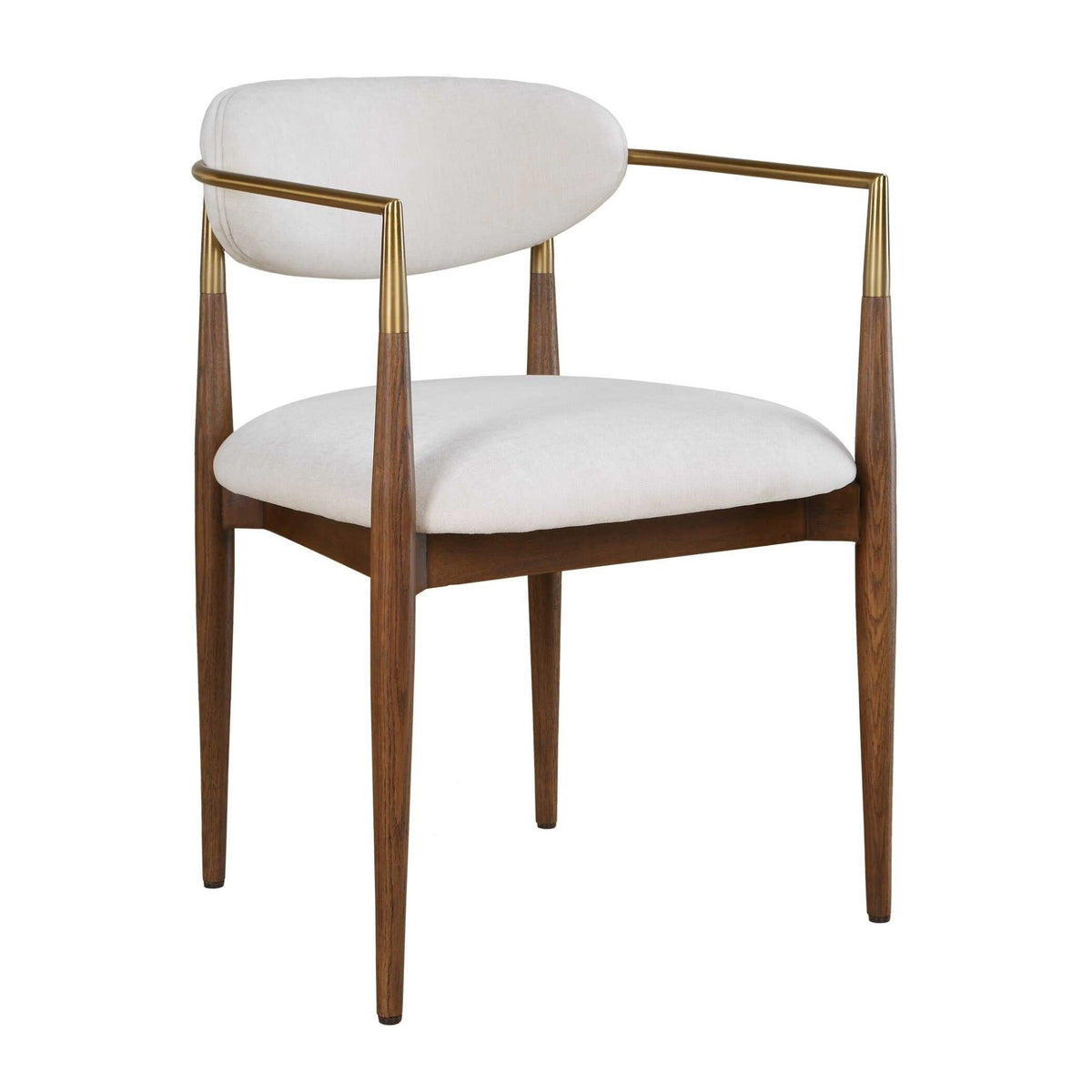 Moxie Walnut Dining Arm Chair Dining Chairs| Uttermost