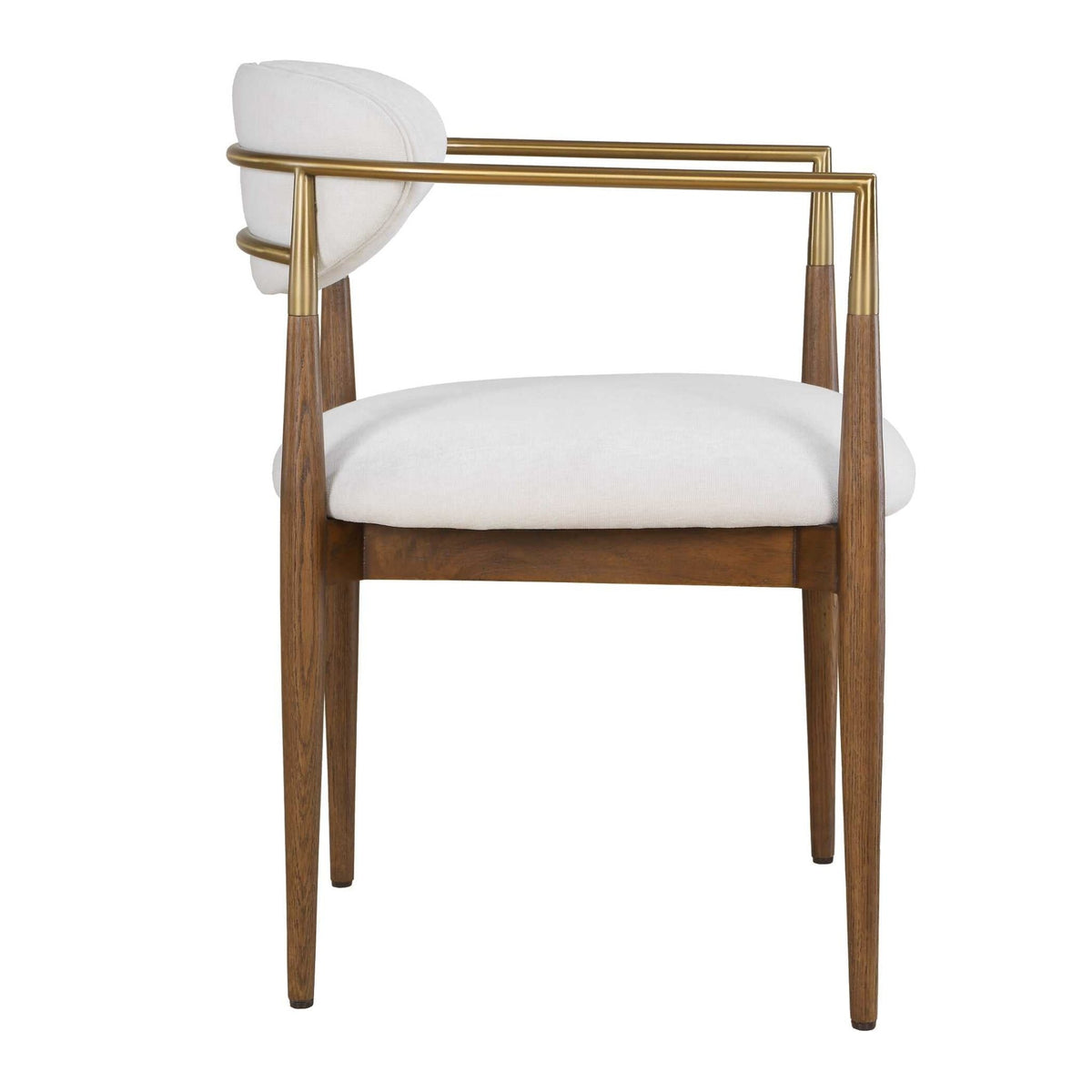 Moxie Walnut Dining Arm Chair Dining Chairs| Uttermost