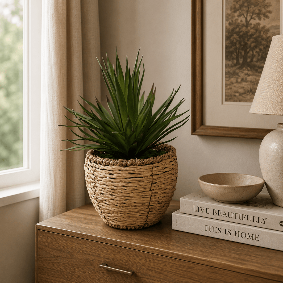 Multi-petal of Potted Artificial Succulents Plants 22CM Height Plants| Roots Furniture