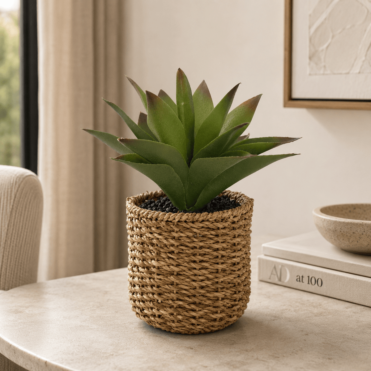 Multi-petal of Potted Artificial Succulents Plants 27CM Height Plants| Roots Furniture