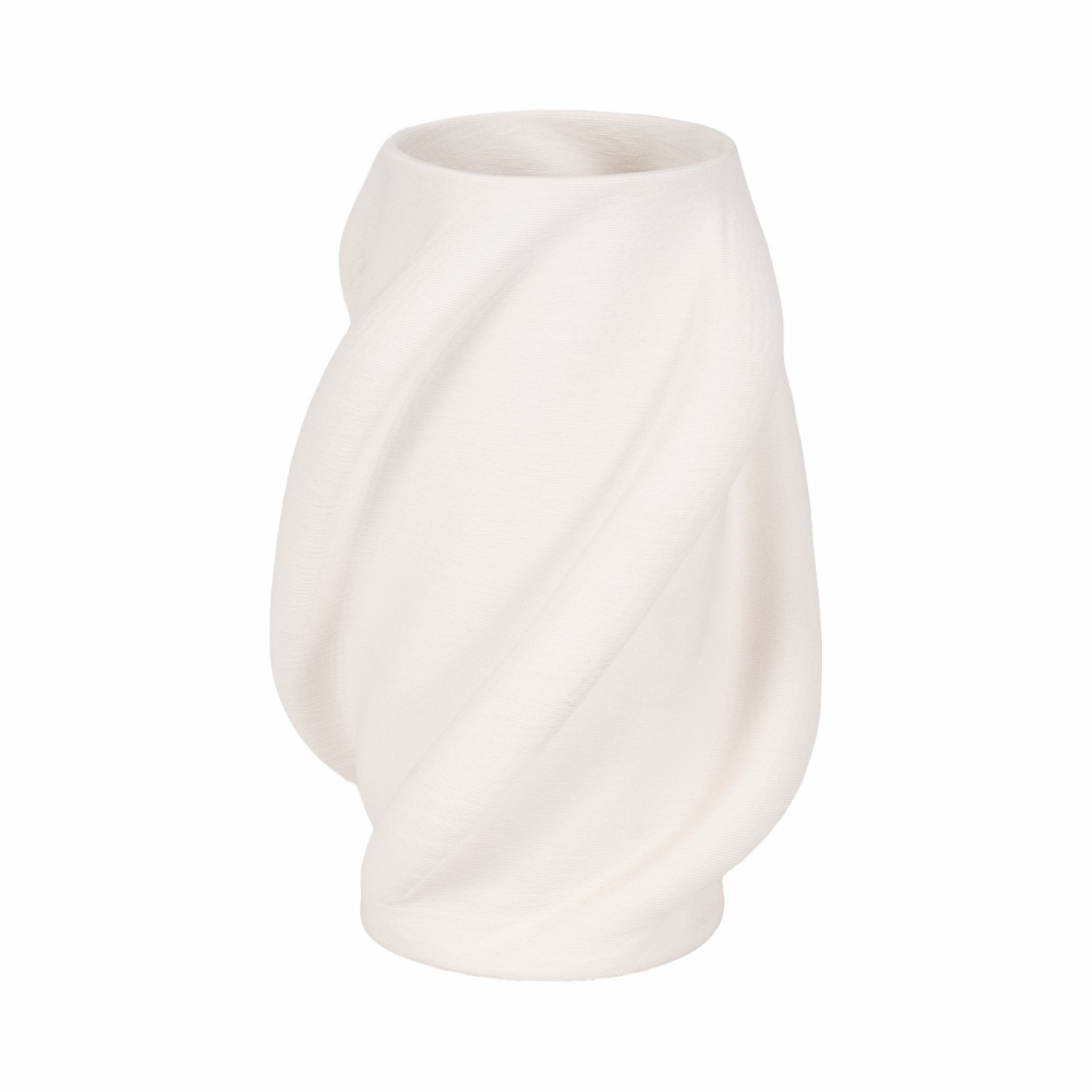 MURANO 3D PRINTED VASE, WHITE Vases and Jars| Sagebrook Home