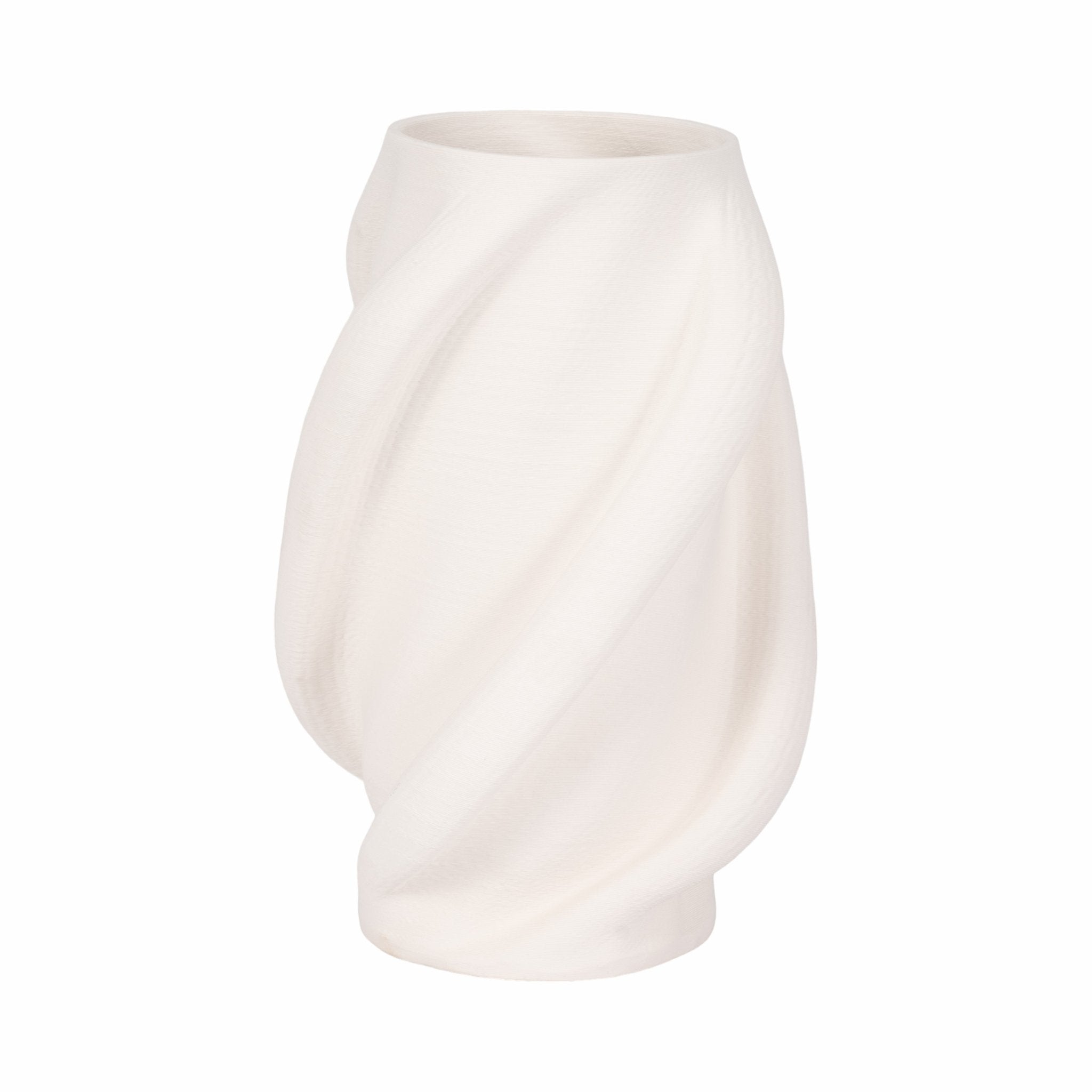 MURANO 3D PRINTED VASE, WHITE Vases and Jars| Sagebrook Home