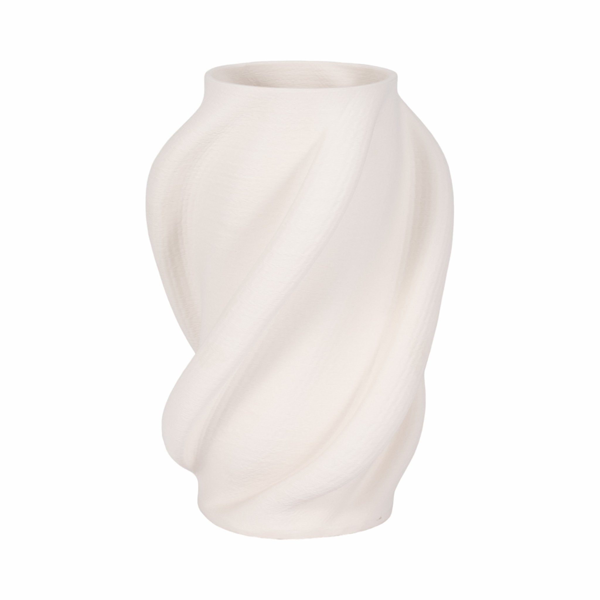 MURANO 3D PRINTED VASE, WHITE Vases and Jars| Sagebrook Home