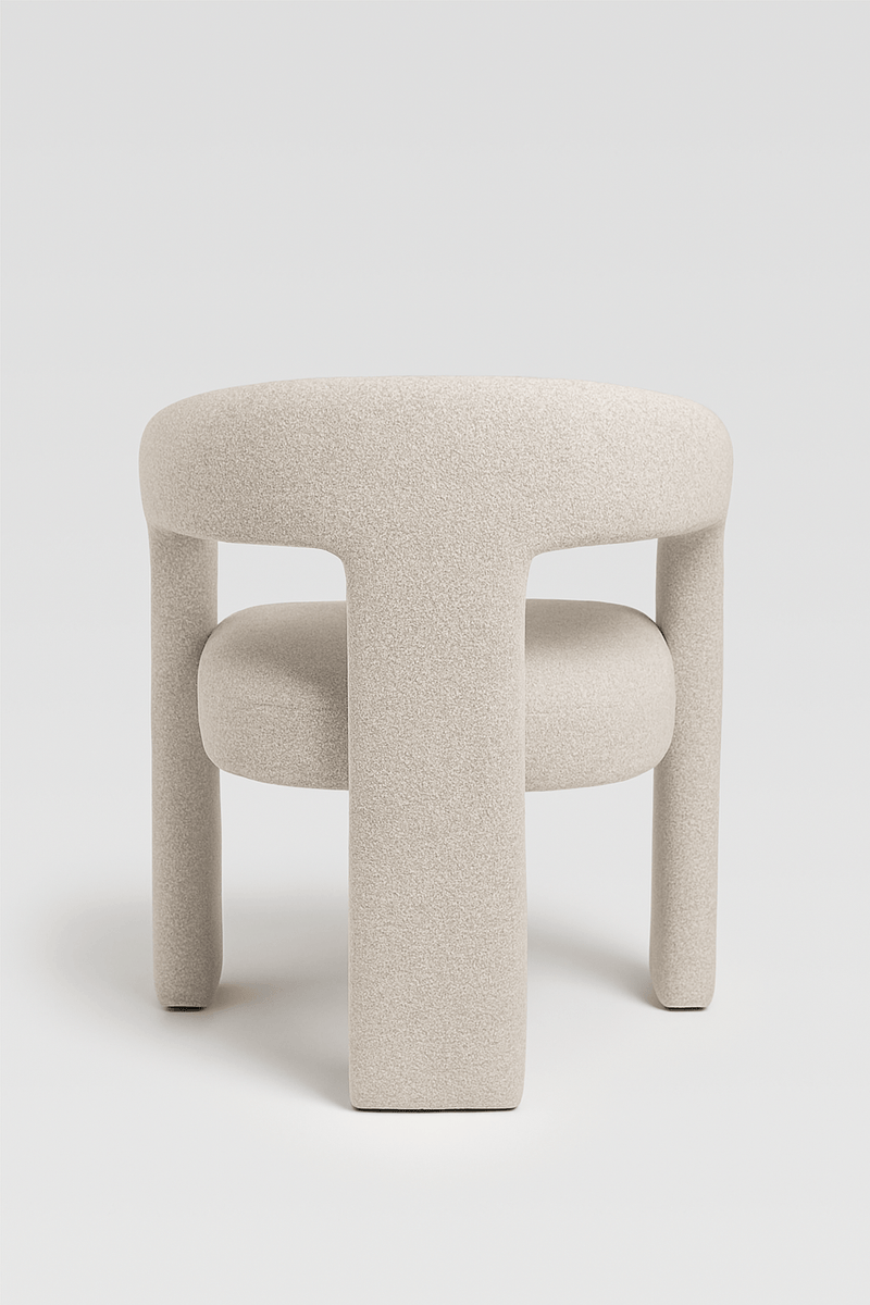 Muse Beige Grey Dining Chair - Al Rugaib Furniture