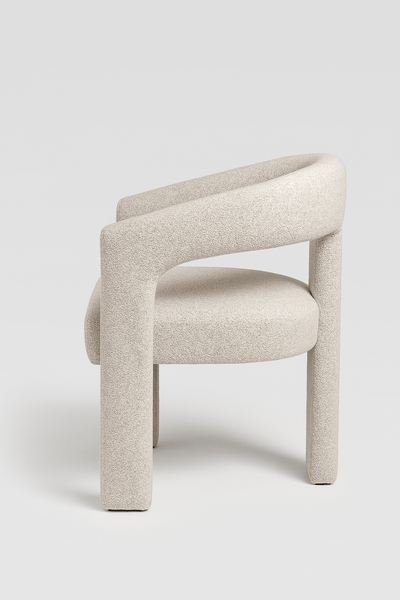 Muse Beige Grey Dining Chair - Al Rugaib Furniture