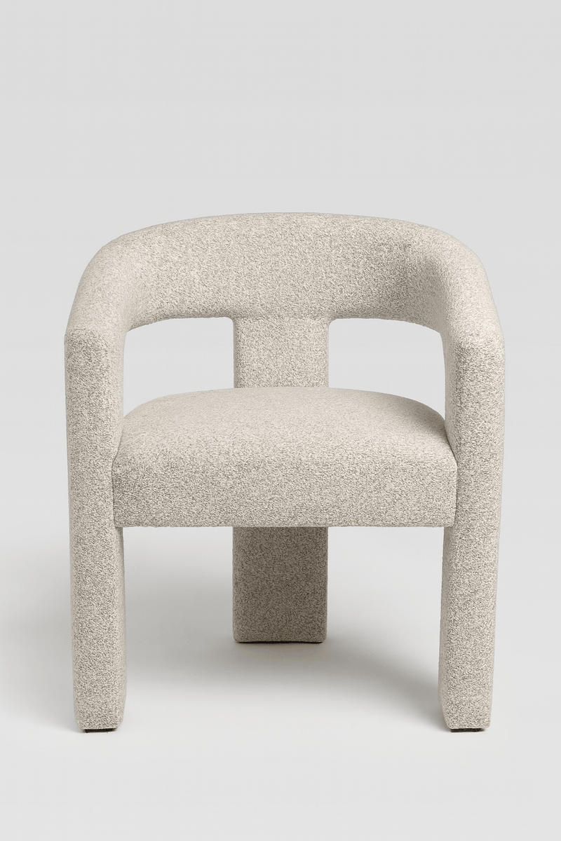 Muse Beige Grey Dining Chair - Al Rugaib Furniture