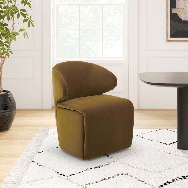 Muse Green Swivel Chair - Al Rugaib Furniture