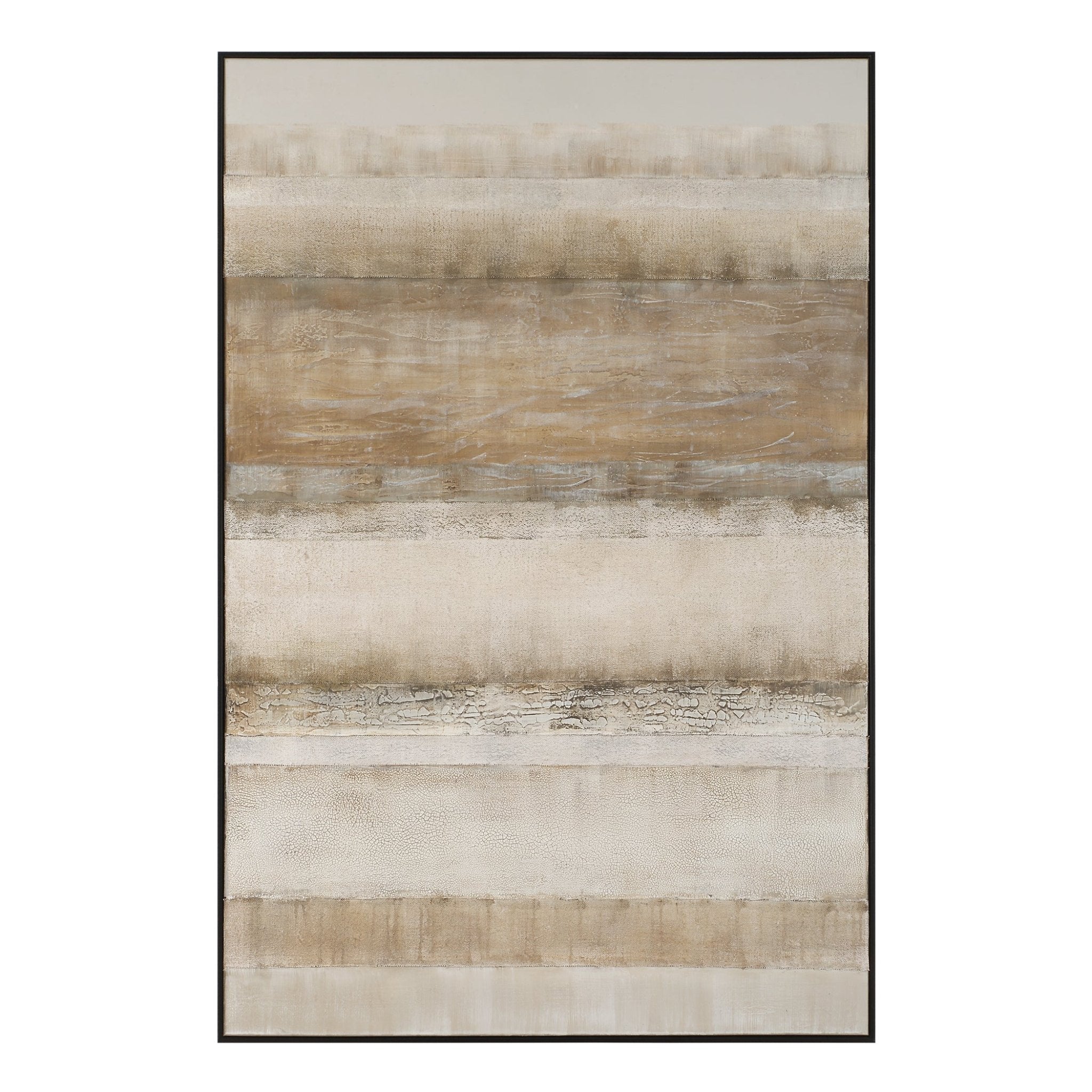 MUTED BROWN ABSTRACT Hand Painted Canvas Paintings & Pictures| Uttermost