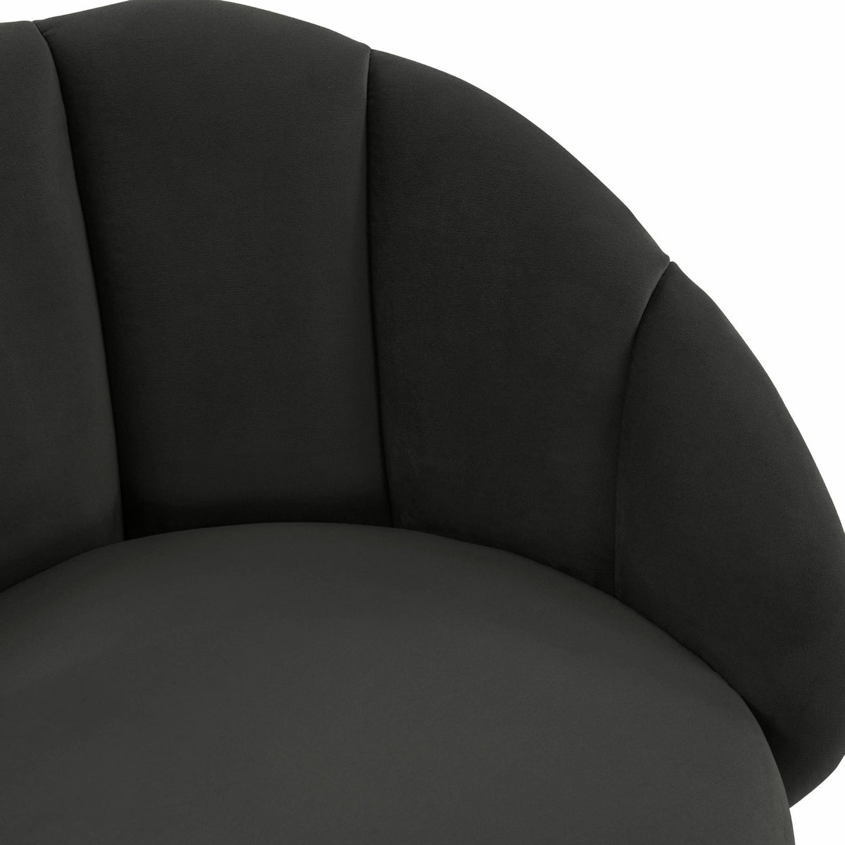 Myla Black Swivel Counter Stool Counter Stools| TOV