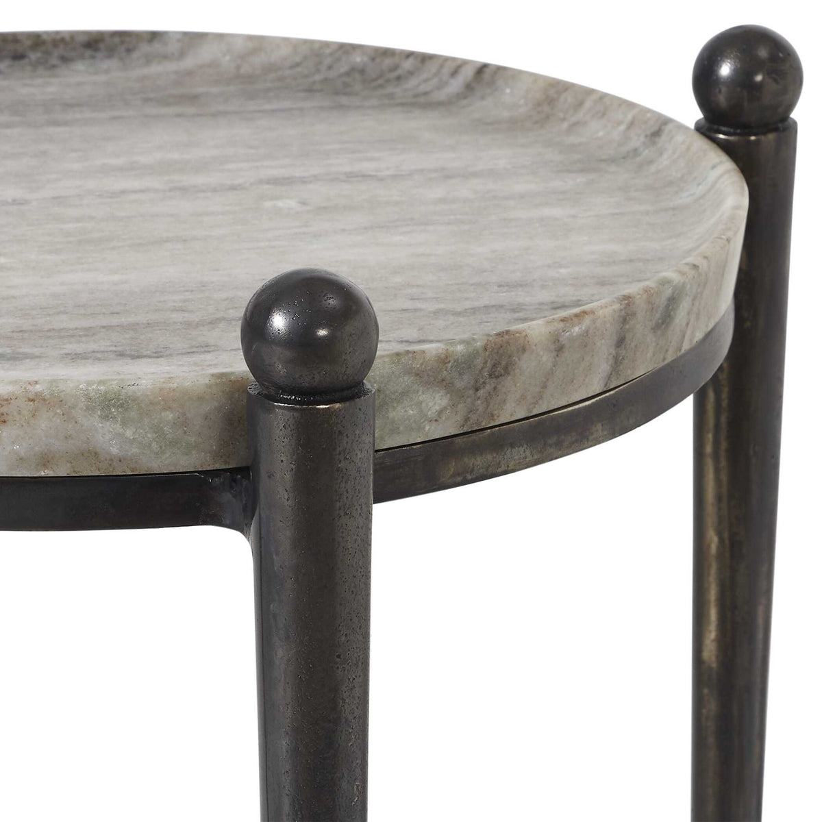Nahunta Dark Bronze Accent Table Accent & End Tables| Uttermost