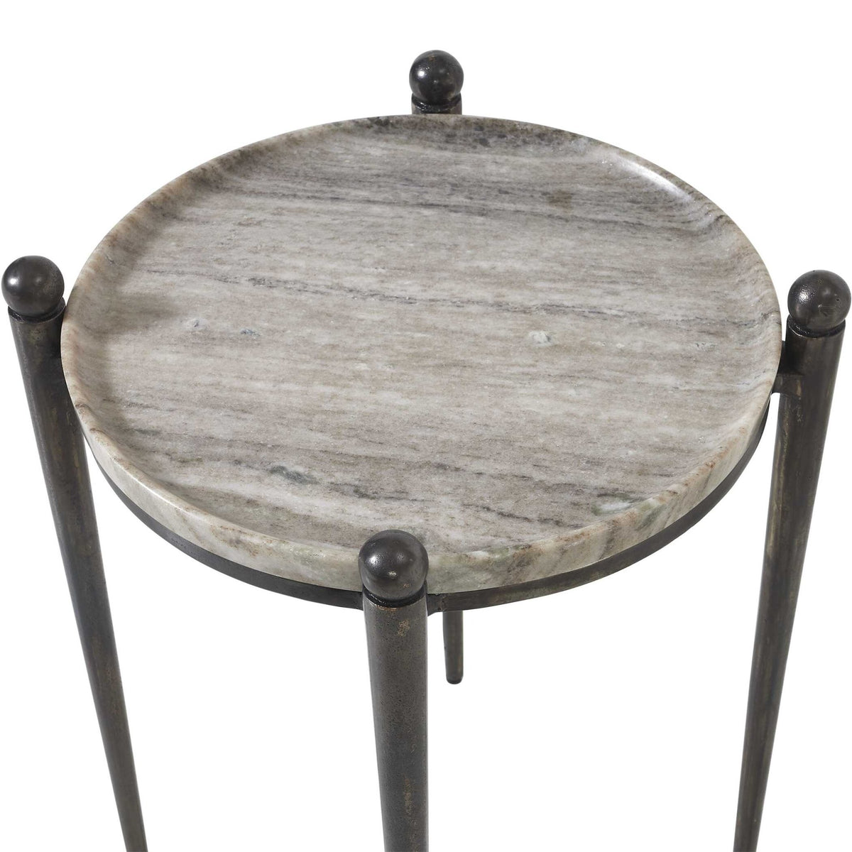 Nahunta Dark Bronze Accent Table Accent & End Tables| Uttermost