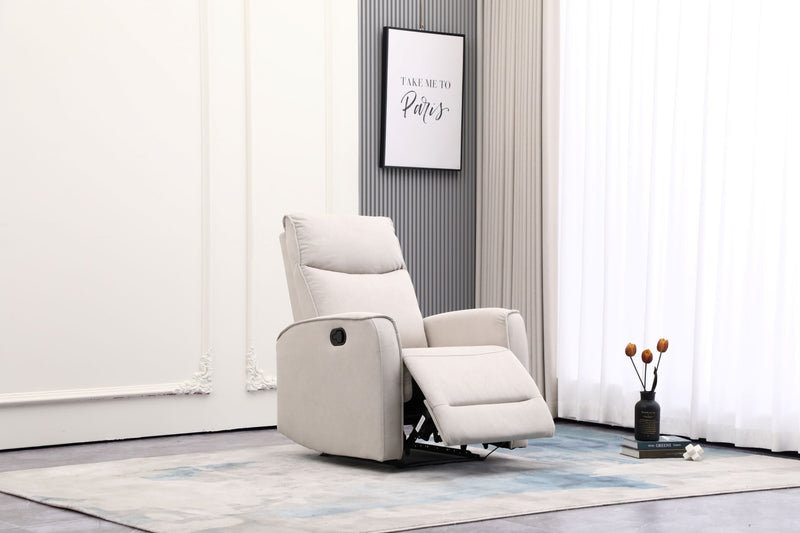 Nairobi Beige Manual Recliner - Al Rugaib Furniture