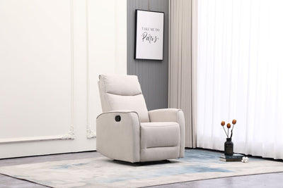 Nairobi Beige Manual Recliner - Al Rugaib Furniture
