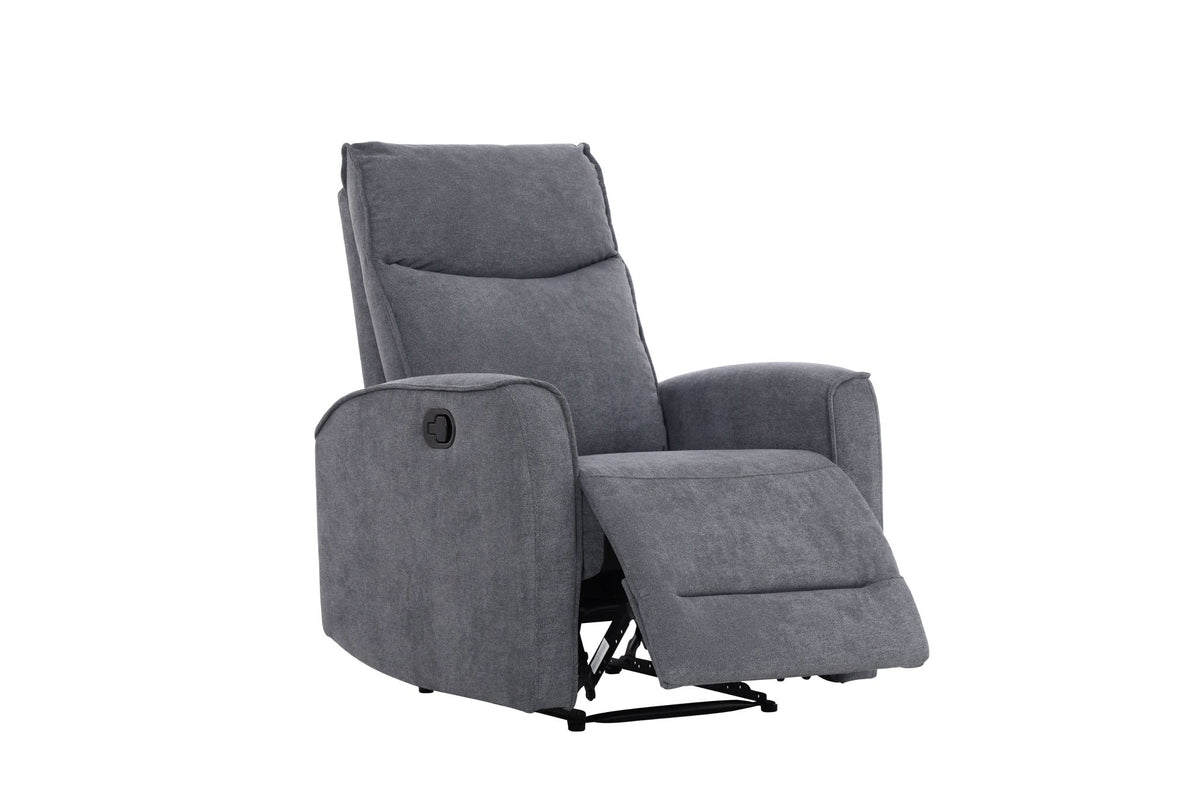 Nairobi Charcoal Manual Recliner Recliners| Roots Furniture