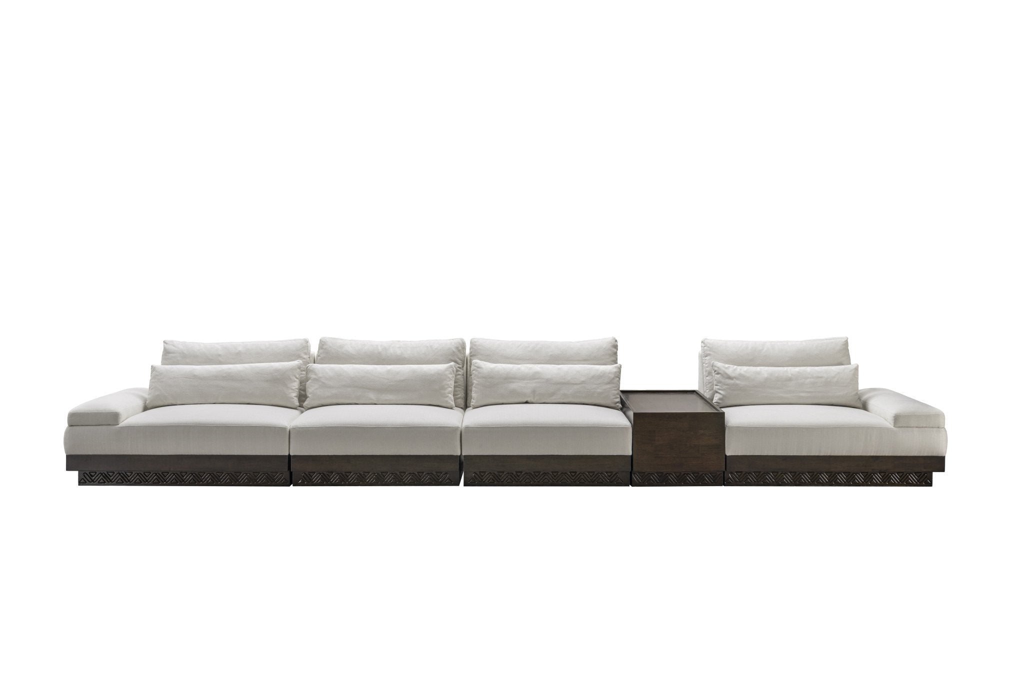 Najdi Majlis 5 Seater W/Wooden Table Sectionals| AlRugaib Furniture