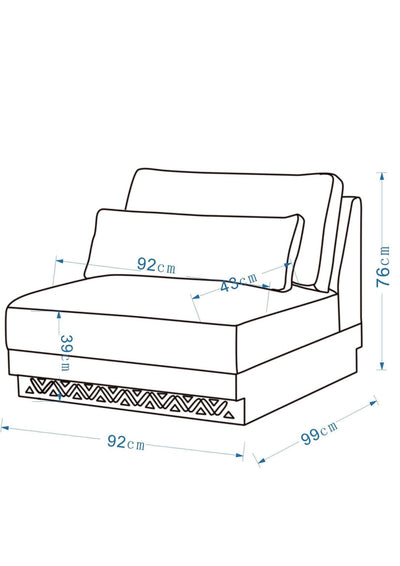 Najdi Majlis Modular Sectional Set - Al Rugaib Furniture