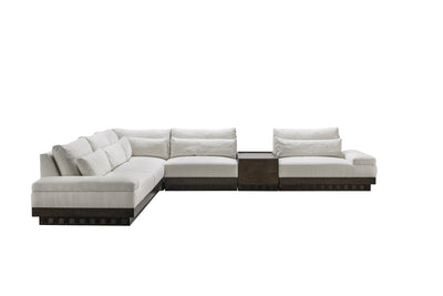 Najdi Majlis Modular Sectional W/Wooden Table W363XD313 - Al Rugaib Furniture