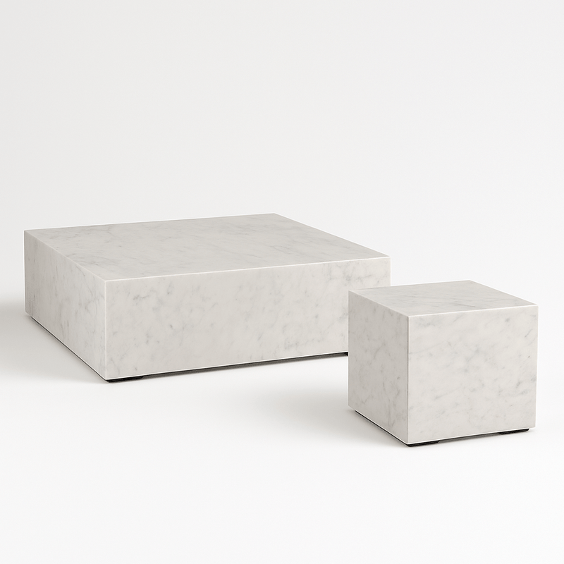 Nash Coffee Table+2Side table - Al Rugaib Furniture