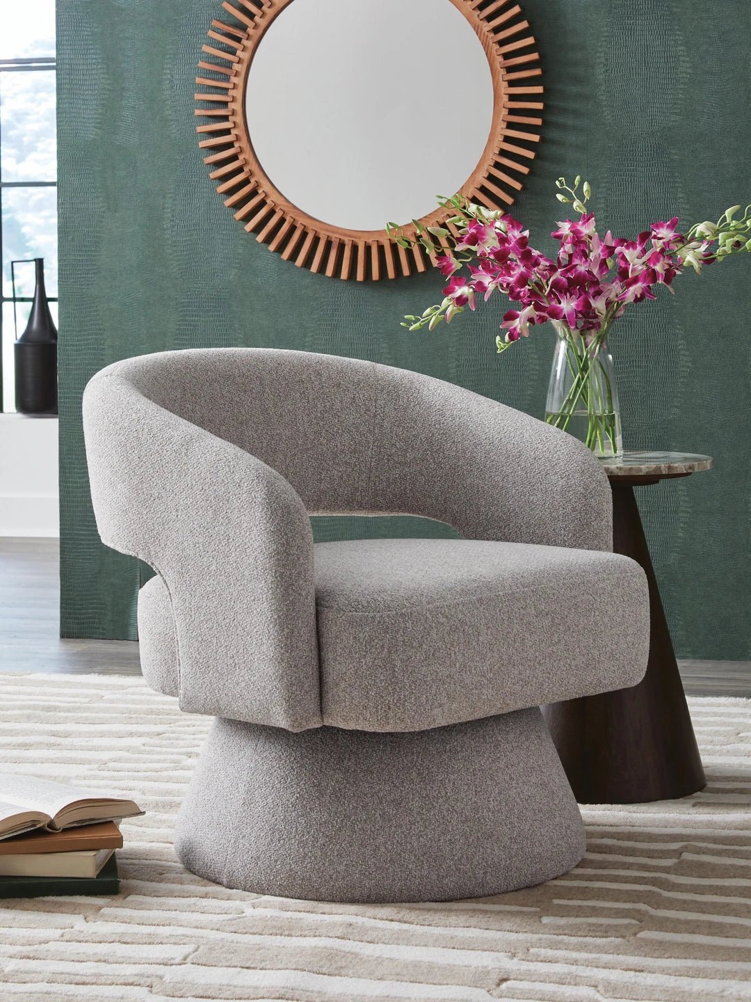 Nashkins Swivel Accent Chair Chairs| Ashley Homestore