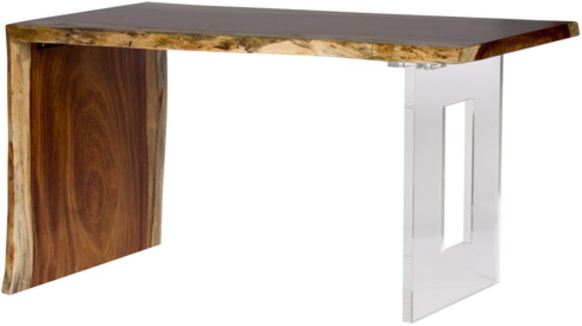 Natural Guanacaste 54" Waterfall Desk Desk| Fairfield Chair