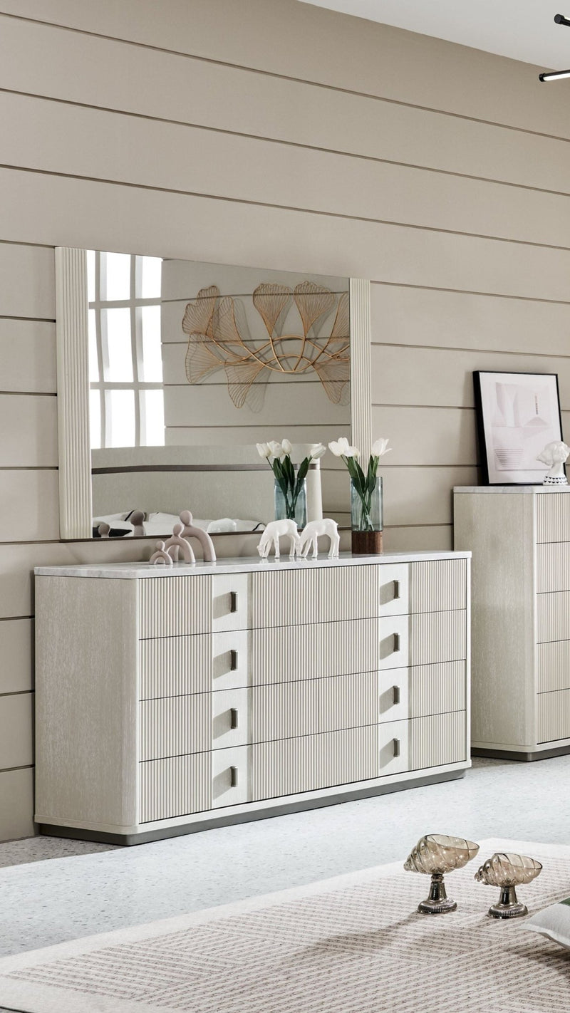 Natural Harmony Off - White Dresser Table - Al Rugaib Furniture