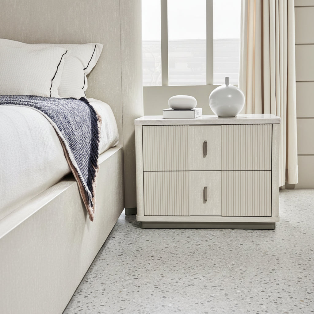 Natural Harmony Off-White King SET Bedroom Sets| Roots Furniture