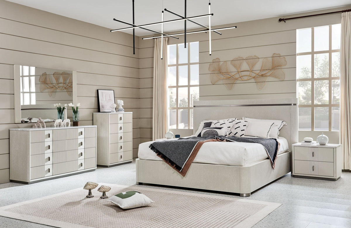 Natural Harmony Off-White NightStand Nightstands| Roots Furniture