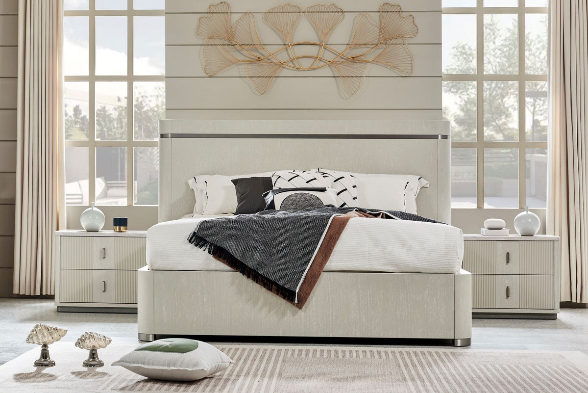 Natural Harmony Off-White Queen Bed Beds| Roots Furniture