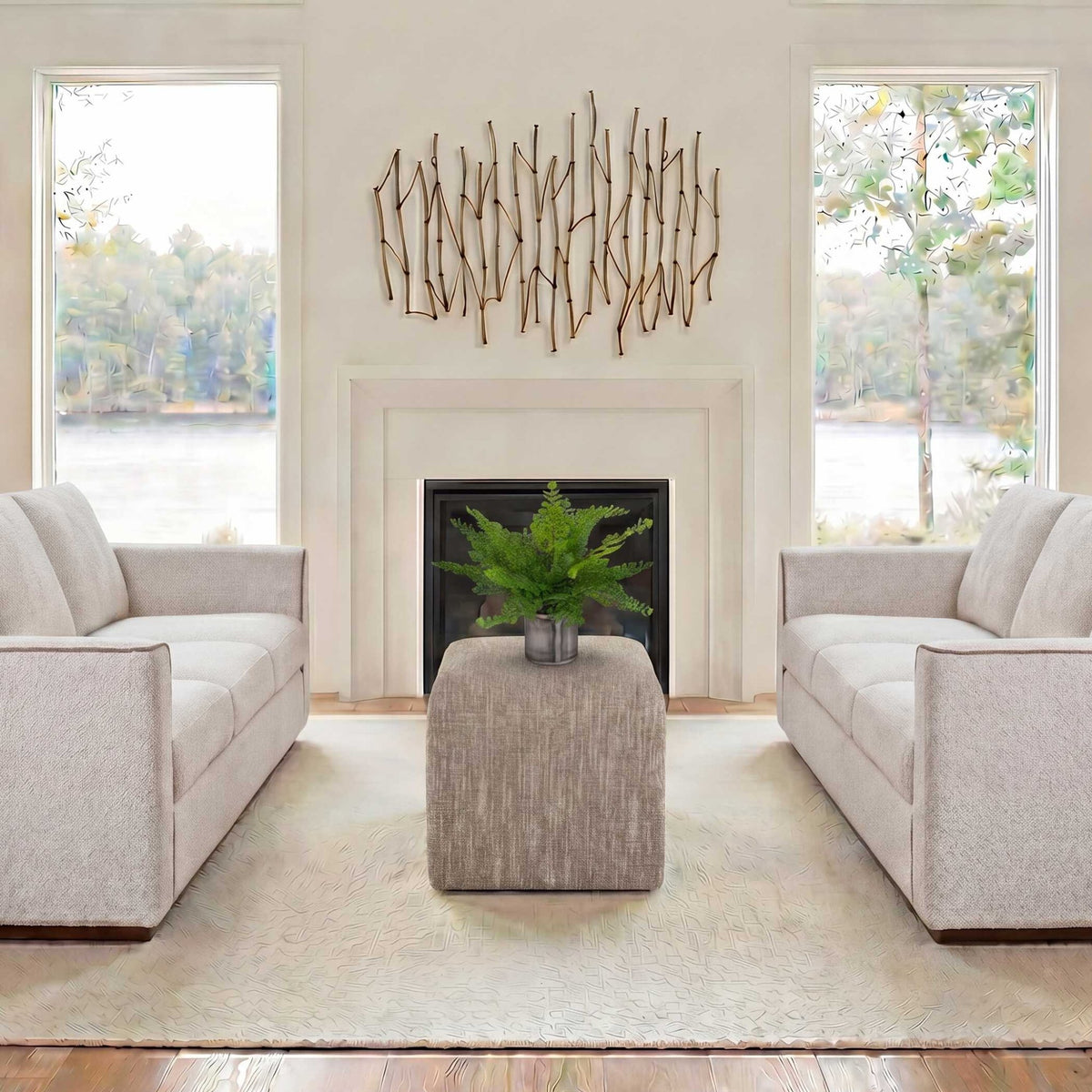 Nature's Rhythm Gold Metal Wall Decor Wall Art| Uttermost