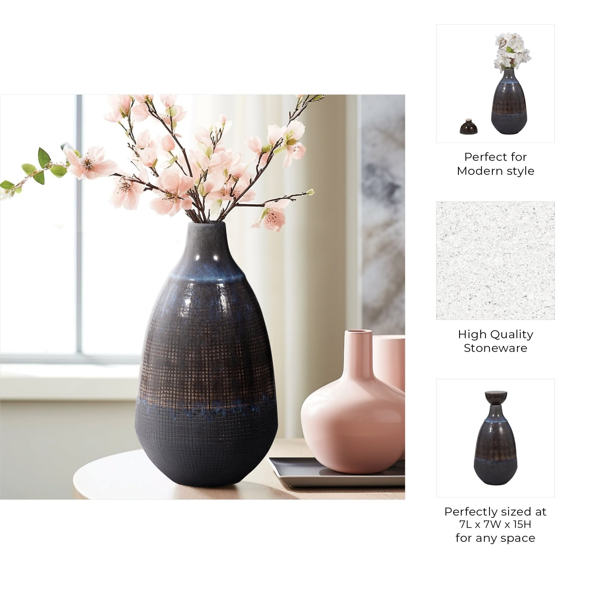 Neader Ceramic Bottle Vases and Jars| Sagebrook Home