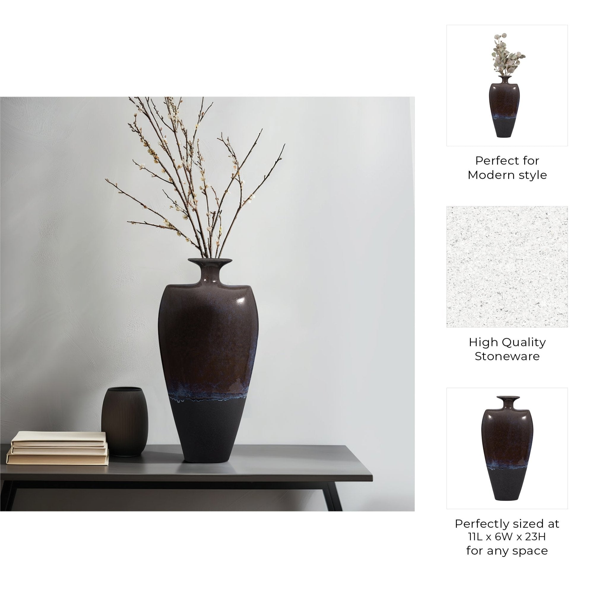 Neader Ceramic Vase Vases and Jars| Sagebrook Home