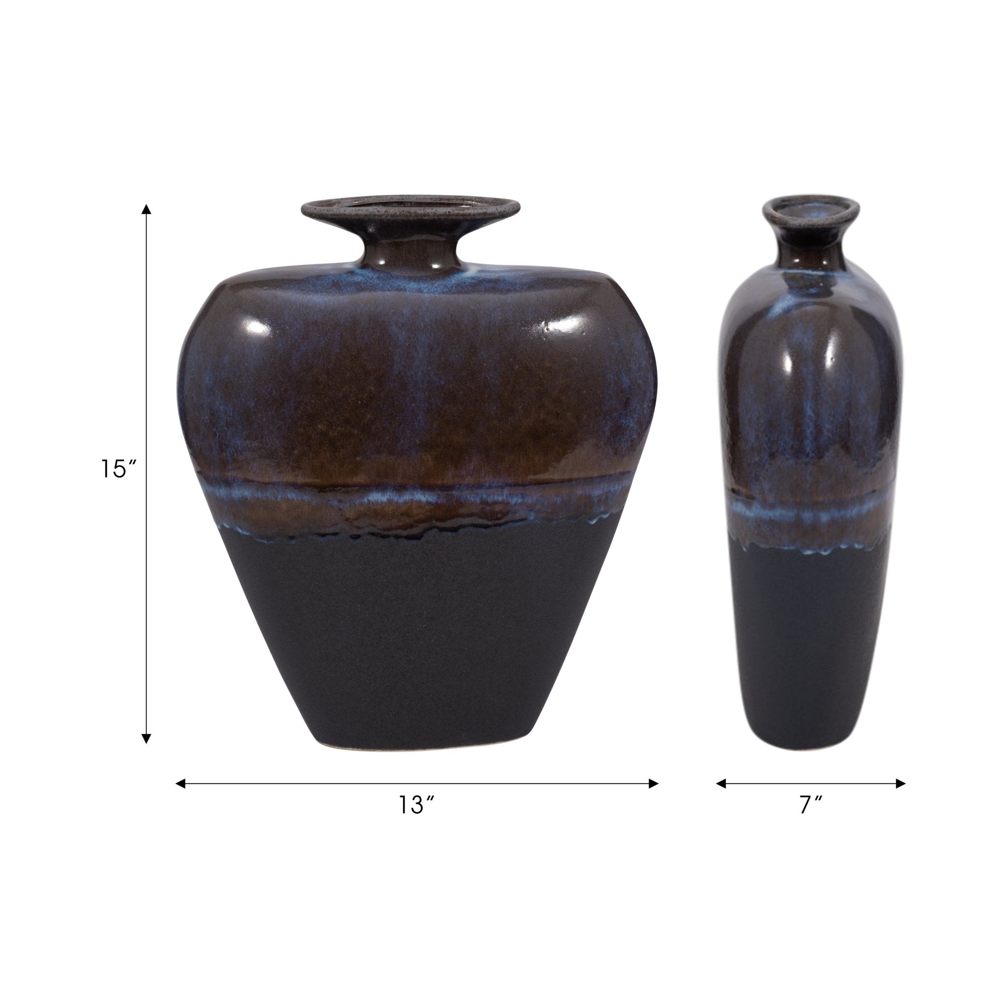 Neader Ceramic Vase Vases and Jars| Sagebrook Home