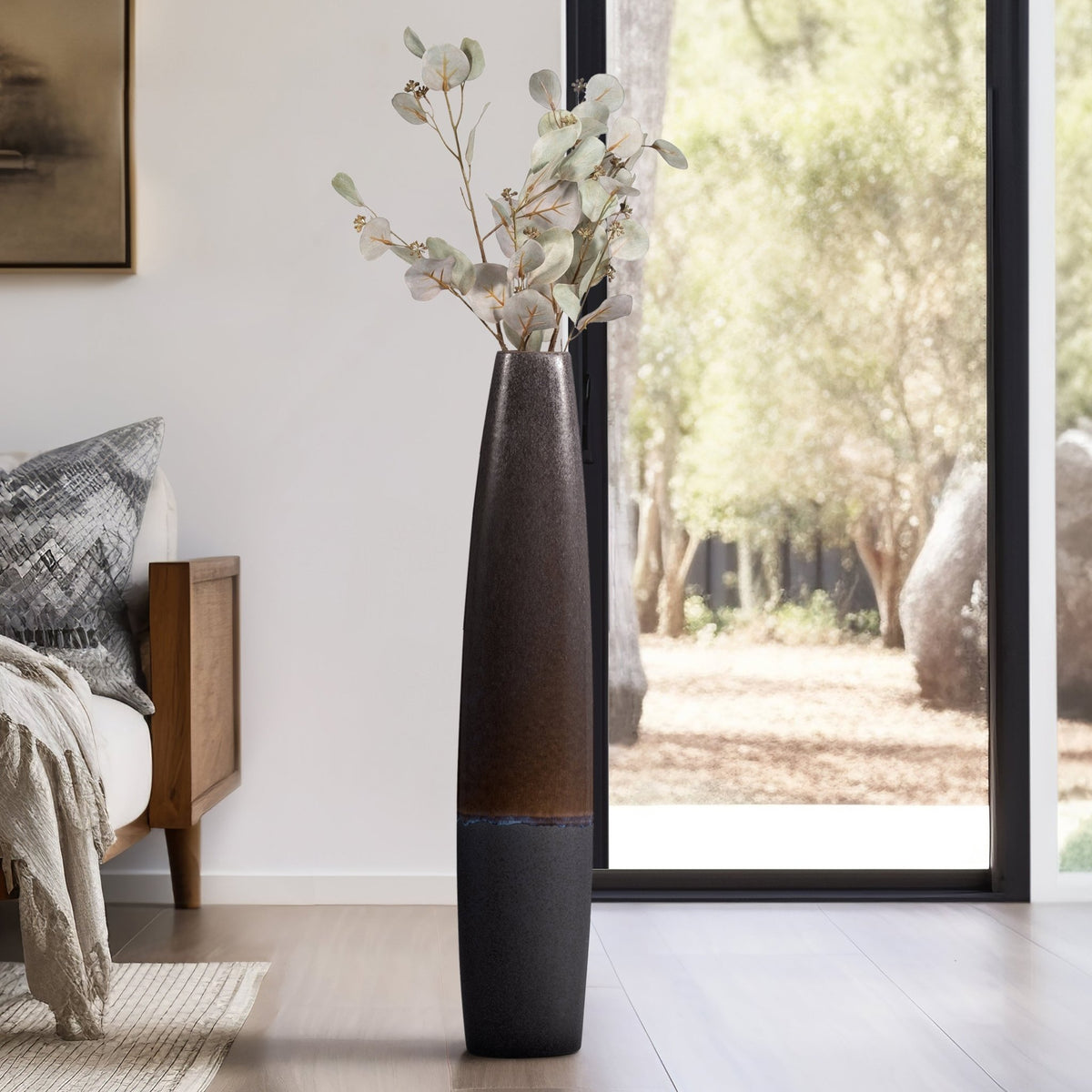 NEADER LARGE CERAMIC FLOOR VASE Vases and Jars| Sagebrook Home