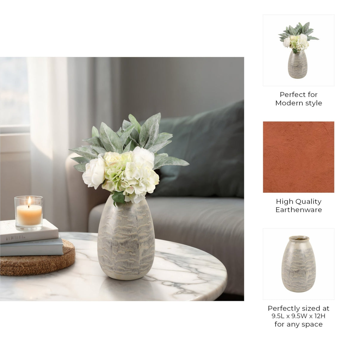 Nelas Portugal Vase Vases and Jars| Sagebrook Home