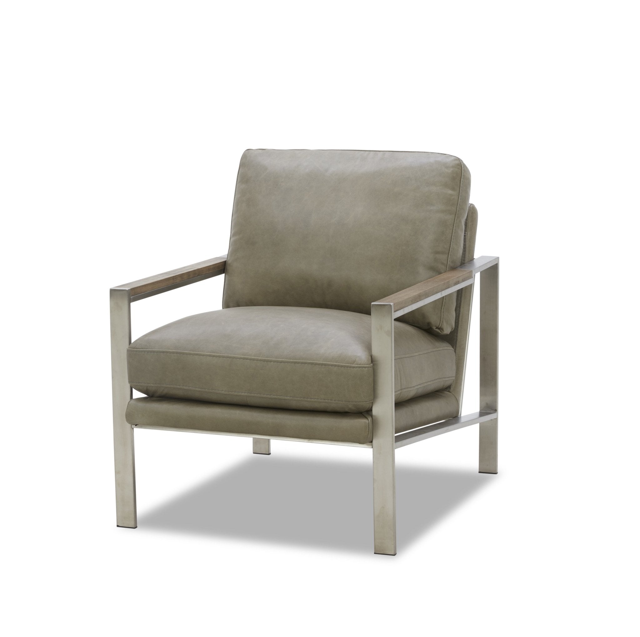 Nelo Grey Arm Chair Chairs| Roots Furniture