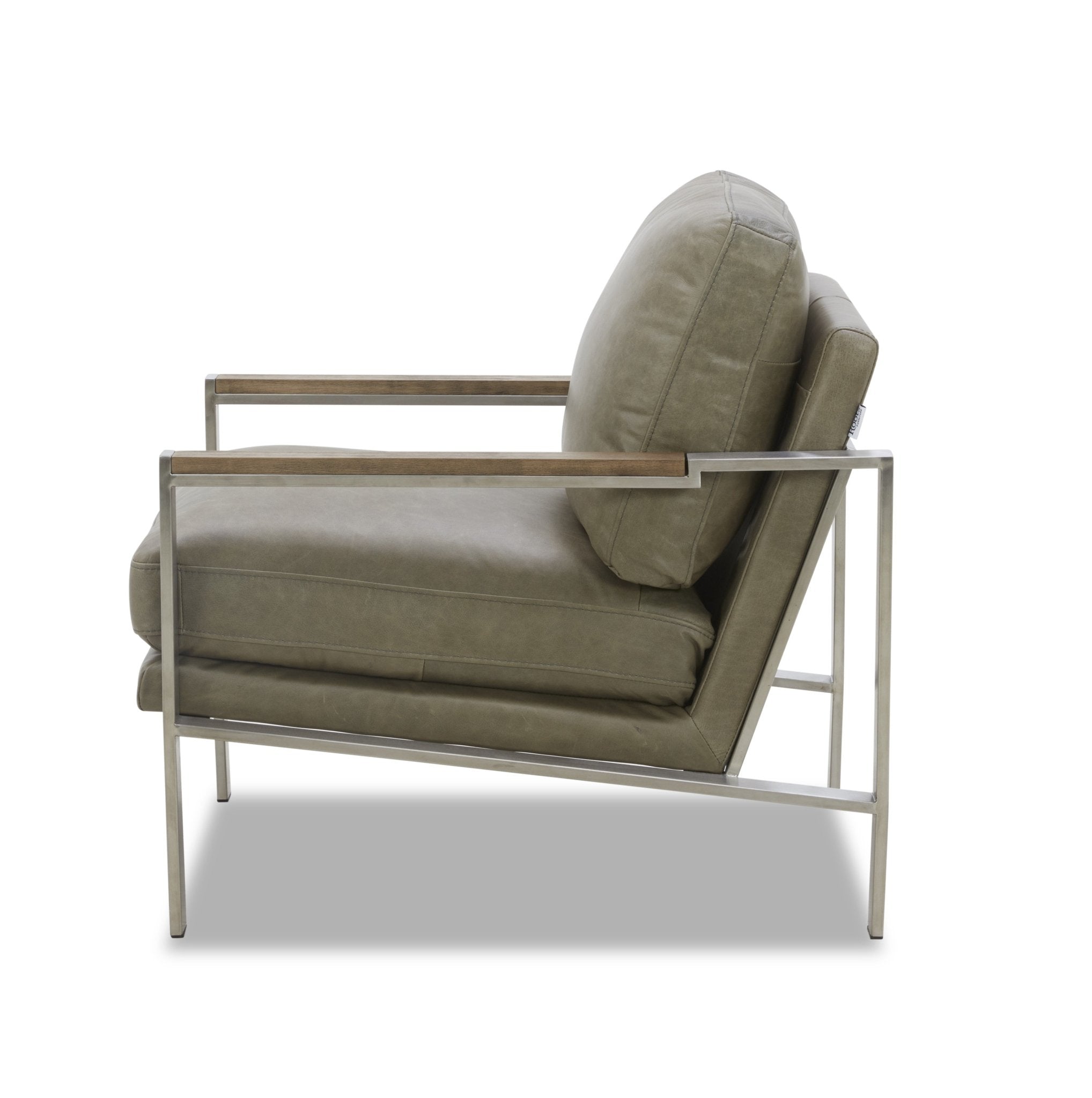 Nelo Grey Arm Chair Chairs| Roots Furniture