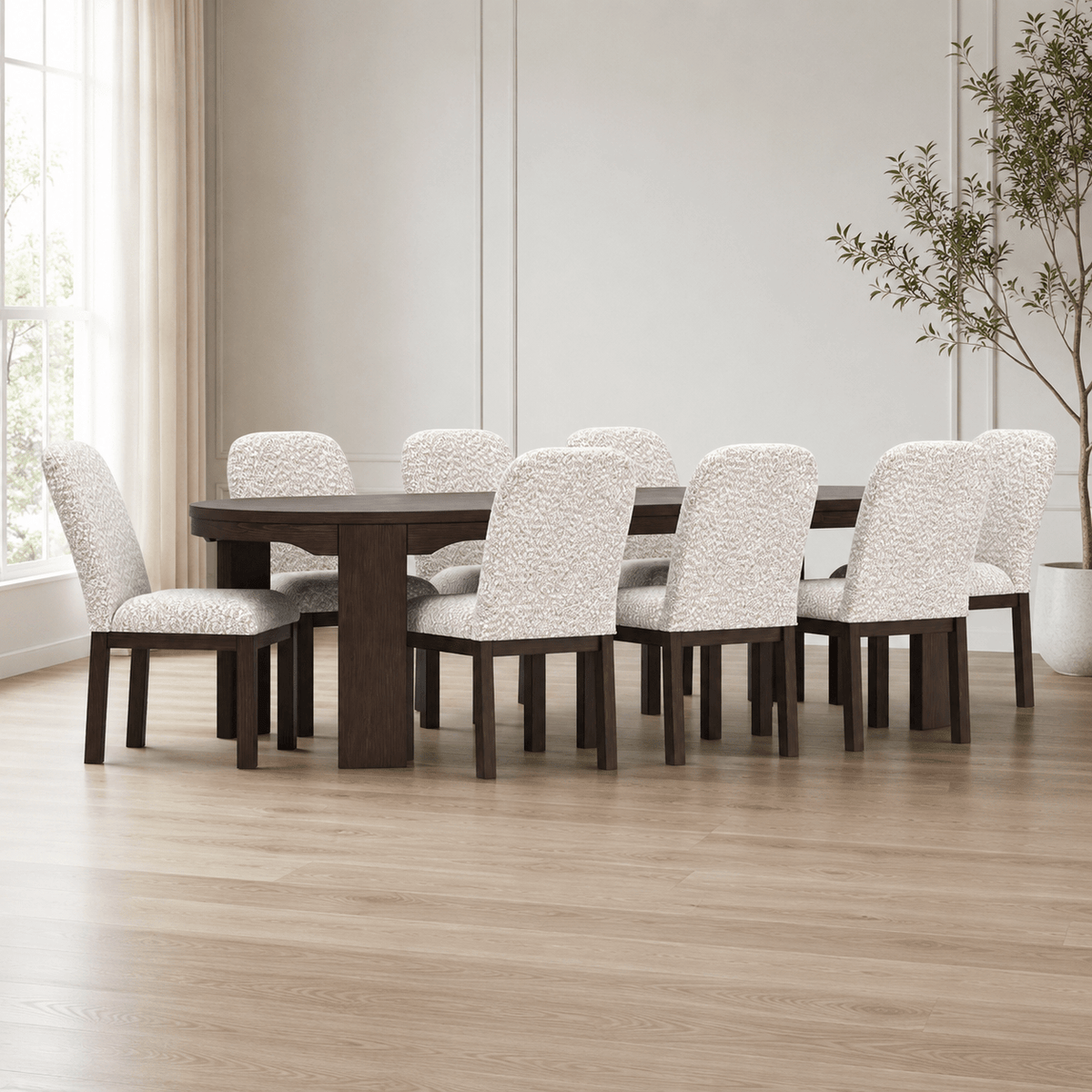 Neo Oval Dining Room Set With 8 Chairs Dining Room Sets| Ashley Homestore